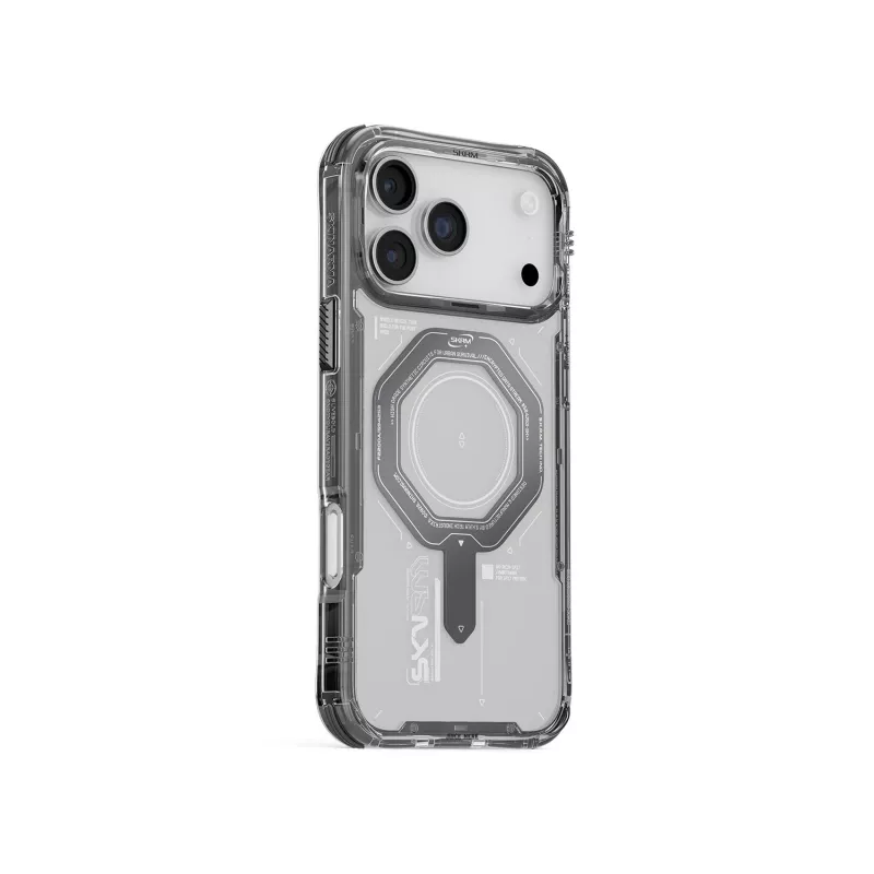 SKINARMA Magma puzdro pre iPhone 17 Pro Max magnetické nabíjanie Graphite