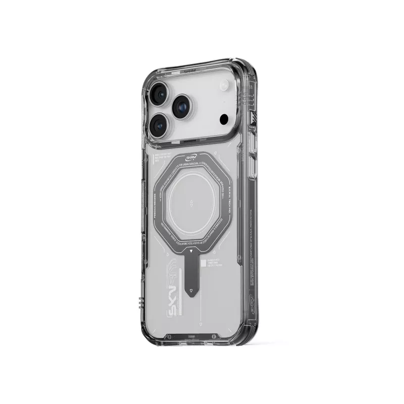 SKINARMA Magma puzdro pre iPhone 17 Pro Max magnetické nabíjanie Graphite