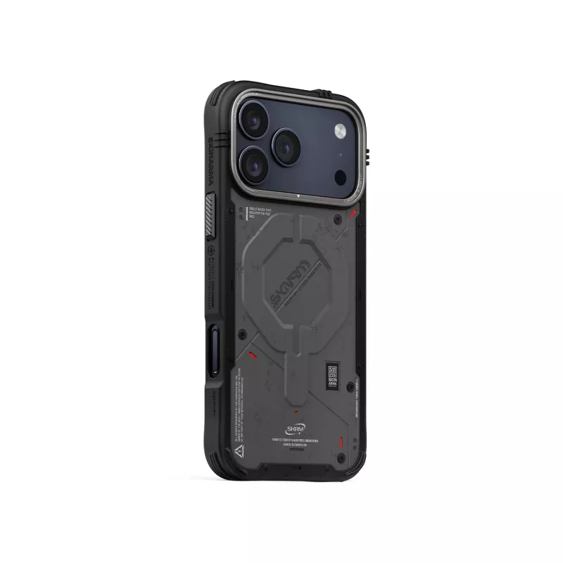 Skinarma Vigor MagSafe puzdro pre iPhone 17 Pro, grafitové