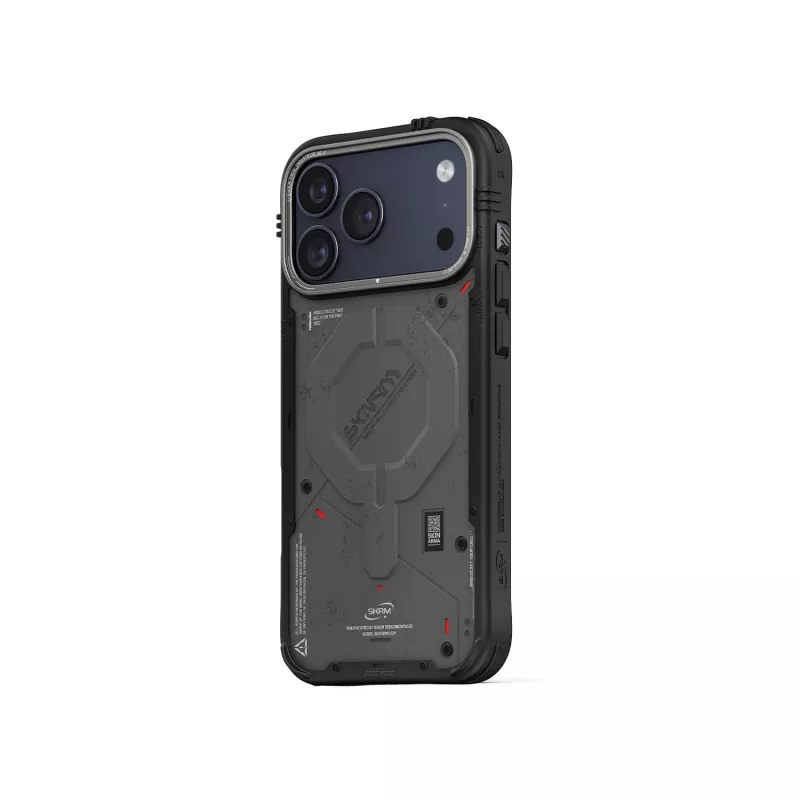 Skinarma Vigor MagSafe puzdro pre iPhone 17 Pro, grafitové