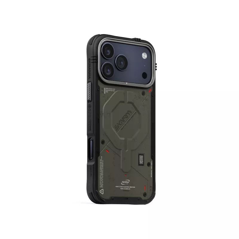Skinarma Vigor MagSafe puzdro pre iPhone 17 Pro Max, zelené