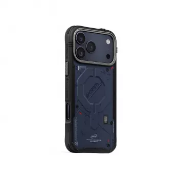 Skinarma Vigor MagSafe puzdro pre iPhone 17 Pro, modré