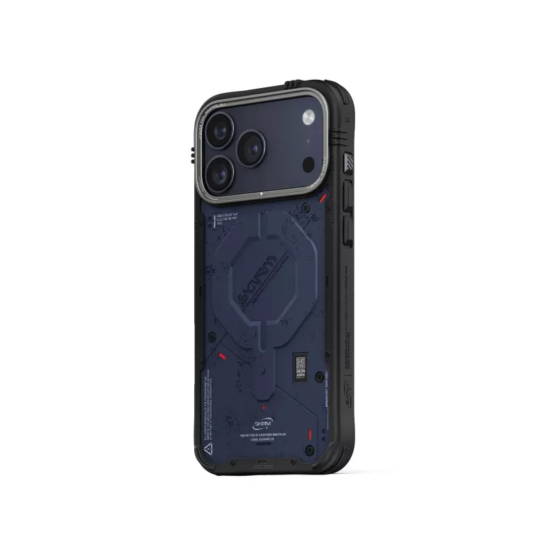 Skinarma Vigor MagSafe puzdro pre iPhone 17 Pro, modré