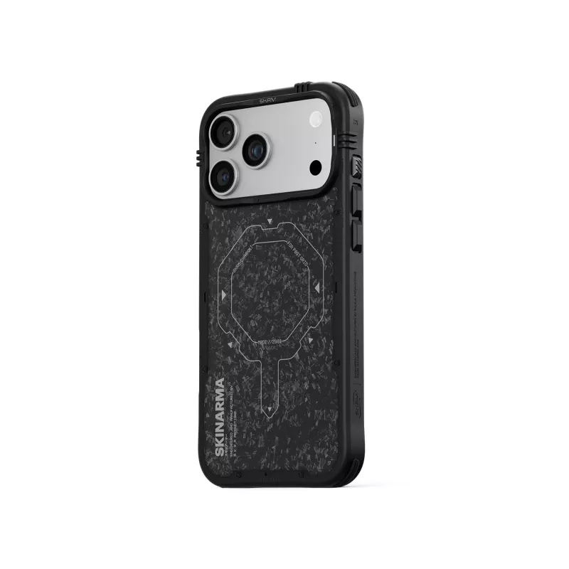 Skinarma Vektor MagSafe puzdro pre iPhone 17 Pro, Onyx Black