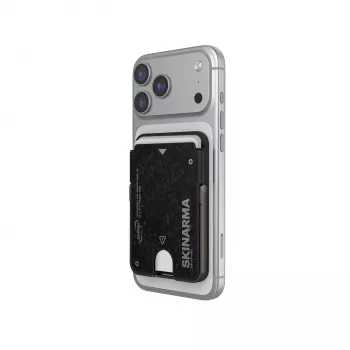 Skinarma Vektor Magnetic Smart Kick-Stand puzdro peňaženka, Onyx