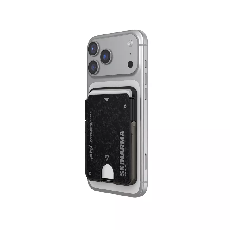 Skinarma Vektor Magnetic Smart Kick-Stand puzdro peňaženka, Onyx