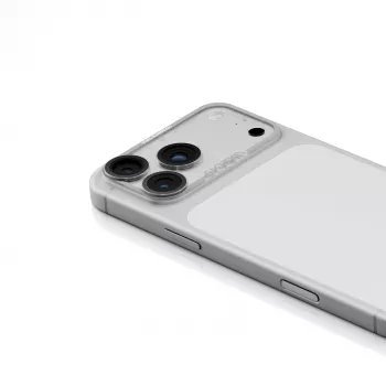 Skinarma Magma Full Matte ochrana objektívu fotoaparátu pre iPhone 17 Pro Max - sivá