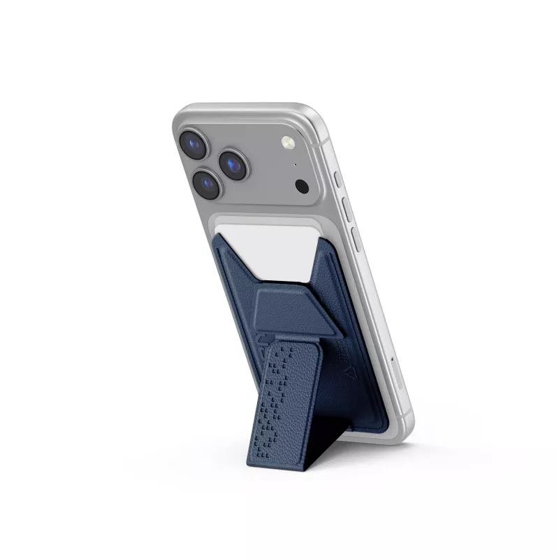 SKINARMA Kado Haxa magnetický držiak na karty s grip-stojanom, modrý