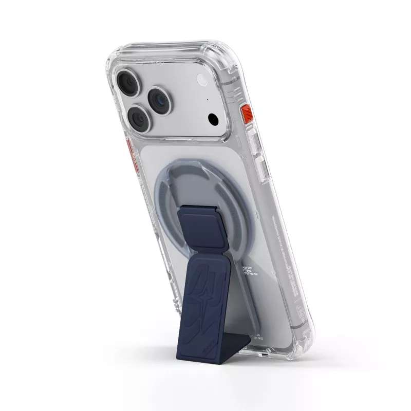 SKINARMA Arch XEPhaze Smart Grip-Stand magnetický držiak a stojan na telefón, modrý