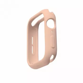 UNIQ Lino puzdro na Apple Watch pre Series 4/5/6/SE/SE3 44 mm - Blush Pink