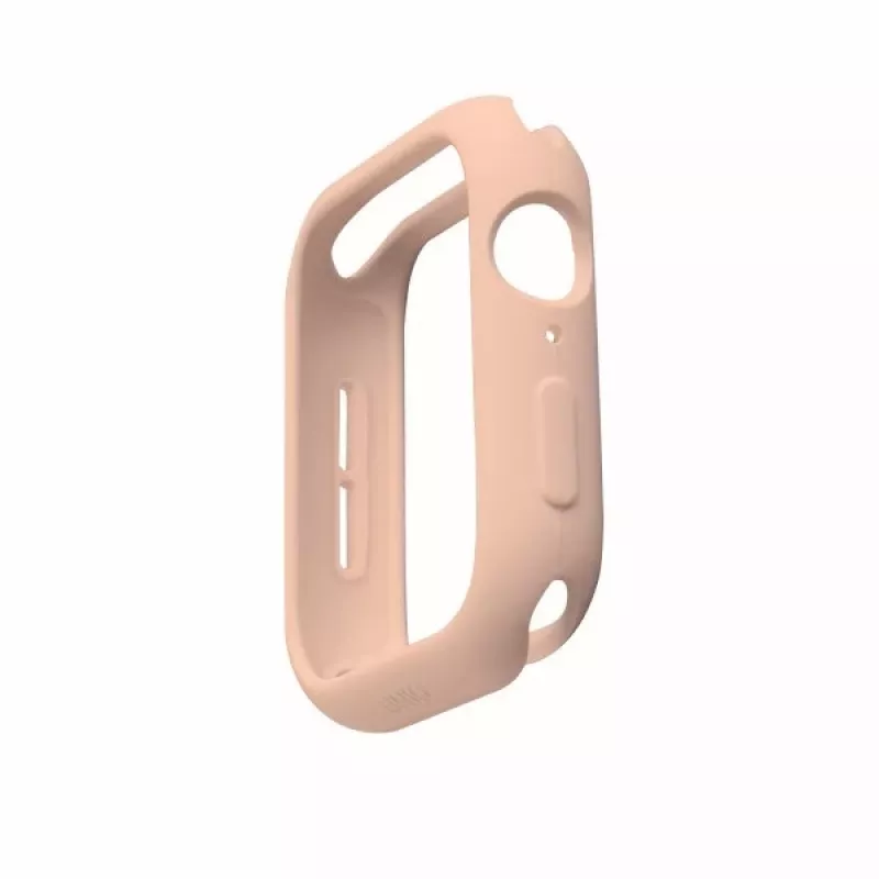 UNIQ Lino puzdro na Apple Watch pre Series 4/5/6/SE/SE3 44 mm - Blush Pink