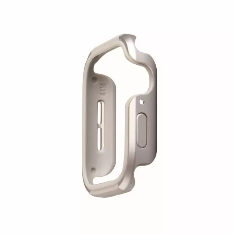 UNIQ Valencia puzdro pre Apple Watch Series 4/5/6/SE/SE3 40 mm - Titanium Silver