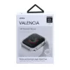 UNIQ Valencia puzdro pre Apple Watch Series 4/5/6/SE/SE3 40 mm - Titanium Silver