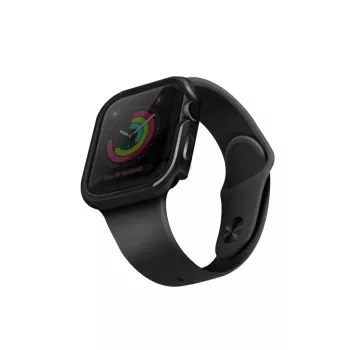 UNIQ Valencia puzdro na Apple Watch Series 4/5/6/SE/SE3 40 mm Gunmetal Grey