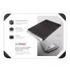 UNIQ Dfender puzdro na notebook 16 palcov Charcoal Black