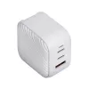 UNIQ Verge Pro 66W GaN USB-C nástenná nabíjačka Cloud White