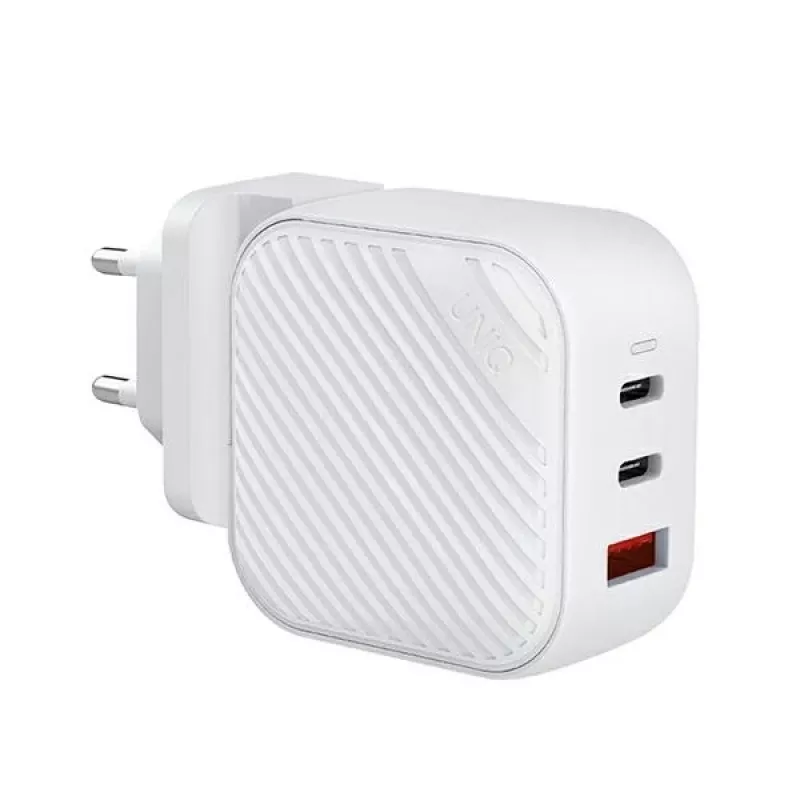 UNIQ Verge Pro 66W GaN USB-C nástenná nabíjačka Cloud White