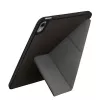 UNIQ Transforma Rigor folio puzdro pre iPad Air 10,9 inch (4./5. generácia) - antracitová sivá s antimikrobiálnou úpravou