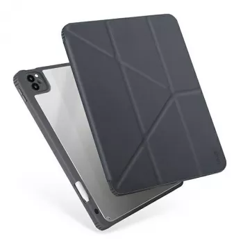 UNIQ Moven folio puzdro pre iPad 10.2 (2021/2020/2019) - antracitová sivá