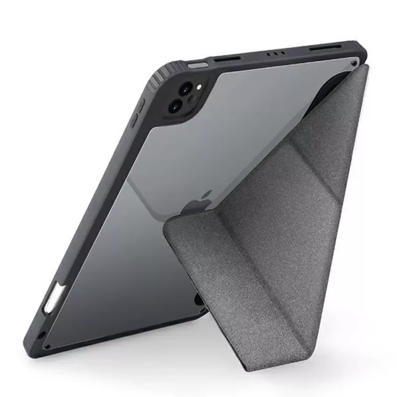 UNIQ Moven folio puzdro pre iPad 10.2 (2021/2020/2019) - antracitová sivá