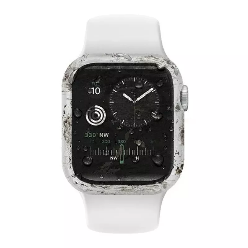UNIQ Nautic ochranné puzdro pre Apple Watch Series 4/5/6/SE/SE3 44 mm biela