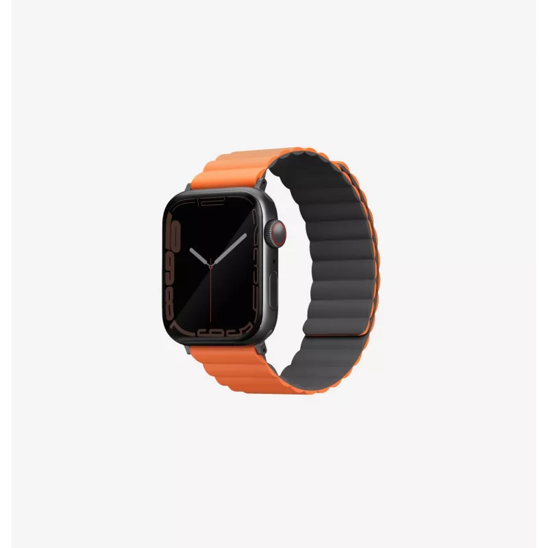 UNIQ Revix obojstranný magnetický remienok na Apple Watch Black/Blue 42/44/45/49mm