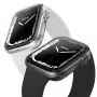 UNIQ Glase ochranné puzdro na Apple Watch Series 7/8/9 41 mm Dual Pack Clear & Smoke