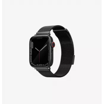 UNIQ Dante náramok na Apple Watch z ušľachtilej ocele s článkami Starlight 42/44/45 mm Series 1-9/SE/SE2/SE3