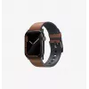 UNIQ Straden kožený hybridný remienok pre Apple Watch 42/44/45/49 mm modrý