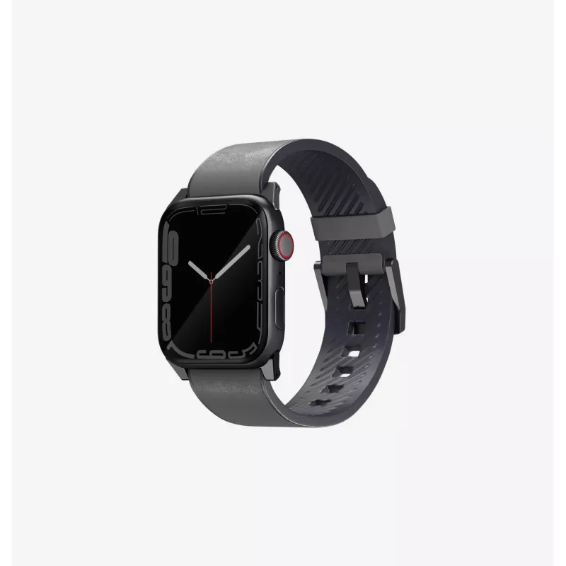 UNIQ Straden kožený hybridný remienok pre Apple Watch 42/44/45/49 mm modrý