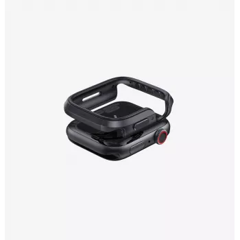 UNIQ Valencia puzdro pre Apple Watch Series 4/5/6/7/8/9/SE/SE2/SE3 40/41 mm Graphite
