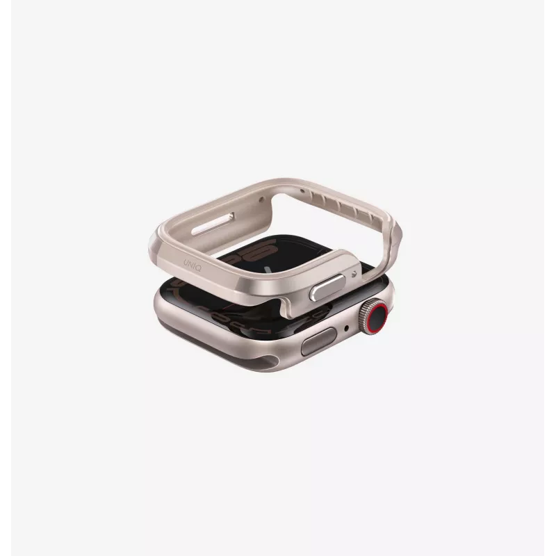 UNIQ Valencia puzdro pre Apple Watch Series 4/5/6/7/8/9/SE/SE2/SE3 40/41 mm Graphite