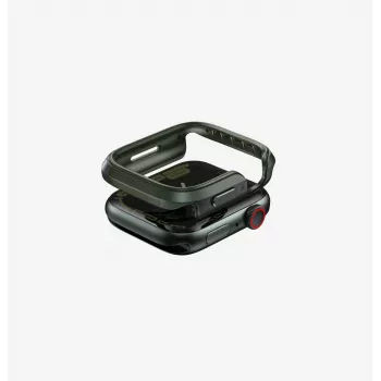 UNIQ Valencia puzdro pre Apple Watch Series 4/5/6/7/8/9/SE/SE2/SE3 45/44 mm zelená