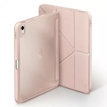 UNIQ Moven Antimicrobial folio puzdro pre iPad Air 10,9 palca (2020/2022) a iPad Air 11 palcov (M2 2024) - Blush Pink