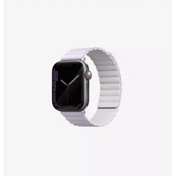 UNIQ Revix obojstranný magnetický remienok na Apple Watch Lilac/White pre Series 1/2/3/4/5/6/7/8/9/SE/SE2/SE3/Ultra/Ultra 2/Ultra 3 42/44/45/49mm