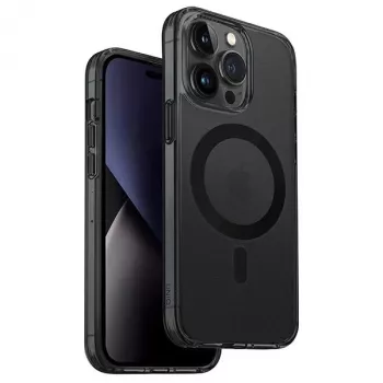 UNIQ LifePro Xtreme MagClick nabíjacie puzdro pre iPhone 14 Pro Max 6,7 palca čierna/Smoke Frost