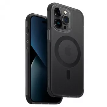 UNIQ Combat puzdro pre iPhone 14 Pro 6,1 palca MagClick nabíjanie Concrete Charcoal