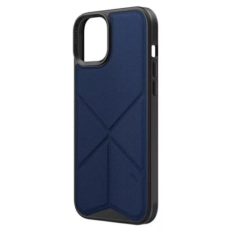 UNIQ Transforma folio puzdro pre iPhone 14 Plus / 15 Plus 6,7 palca Magclick nabíjanie Electric Blue