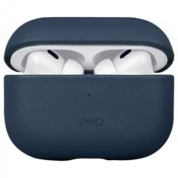 UNIQ Terra puzdro pre AirPods Pro 2. gen (2022/2023) pravá koža - Space Blue