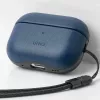 UNIQ Terra puzdro pre AirPods Pro 2. gen (2022/2023) pravá koža - Space Blue