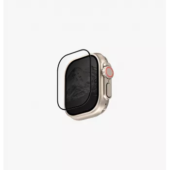 UNIQ Optix Vivid ochranné sklo obrazovky z tvrdeného skla pre Apple Watch Ultra 49 mm Clear s aplikátorom