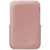 UNIQ powerbanka Hoveo 5000mAh USB-C 20W PD Fast Charge Wireless Magnetic Blush Pink