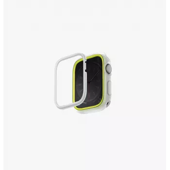 UNIQ Moduo Apple Watch Series 4/5/6/7/8/9/SE/SE2/SE3 44/45 mm puzdro Lime-White