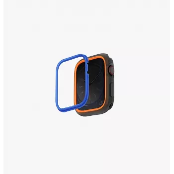 UNIQ Moduo ochranné puzdro pre Apple Watch Series 4/5/6/7/8/9/SE/SE2/SE3 44/45 mm Orange-Blue