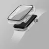 UNIQ Nautic ochranné puzdro pre Apple Watch Series 7/8/9 45 mm, číre/transparentné