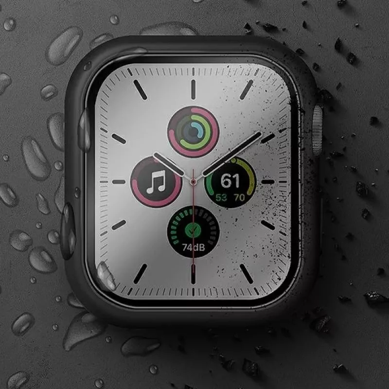 UNIQ Nautic ochranné puzdro pre Apple Watch Series 7/8/9 45 mm - čierne