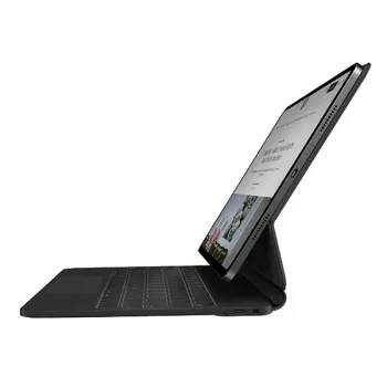 UNIQ Venno magnetické smart puzdro s klávesnicou pre iPad Pro 11 (2022/2021) & iPad Air 10.9 (2022/2020) - Ebony Black
