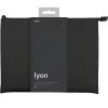 UNIQ Lyon puzdro na notebook 16 palcov Midnight Black vodoodpudivý RPET