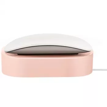 UNIQ Nova bezdrôtová nabíjacia dokovacia stanica pre Apple Magic Mouse 2 - ružová