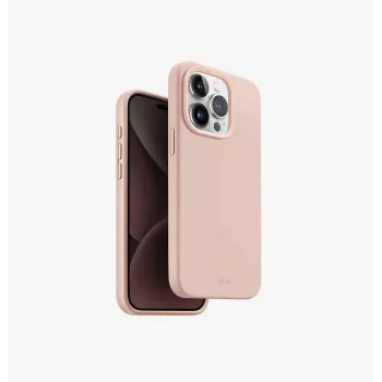 UNIQ Lino Hue MagClick nabíjacie puzdro pre Apple iPhone 15 Pro 6,1 inch Blush Pink